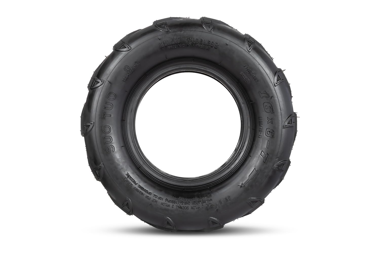 4 Pneumatici 16x8.00-7 per Mini Quad ATV Buggy – SET Gomme Anteriori Posteriori - Copertoni Offroad
