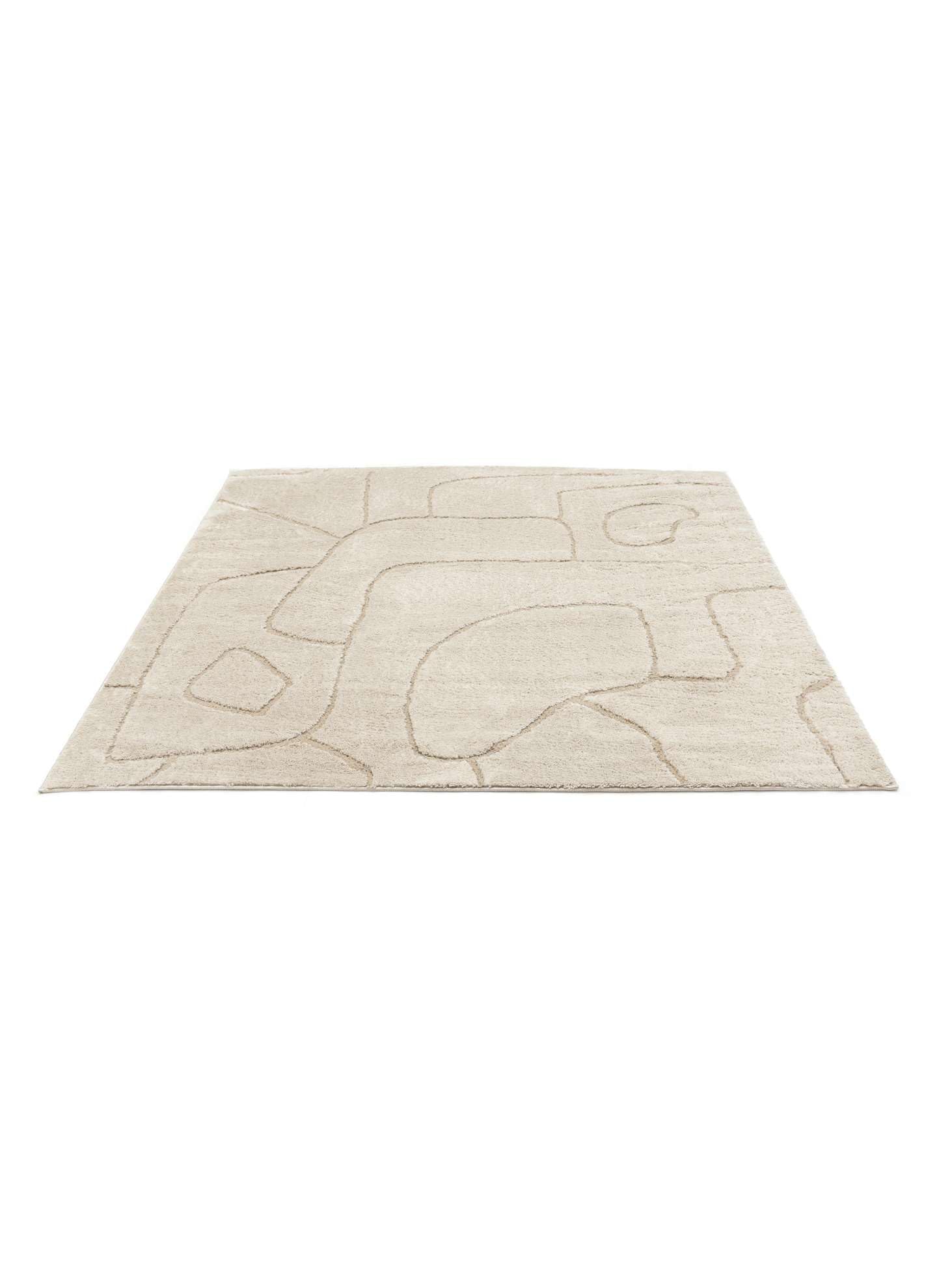 RugVista Moonlit Tapis, 240 x 240 cm, Beige