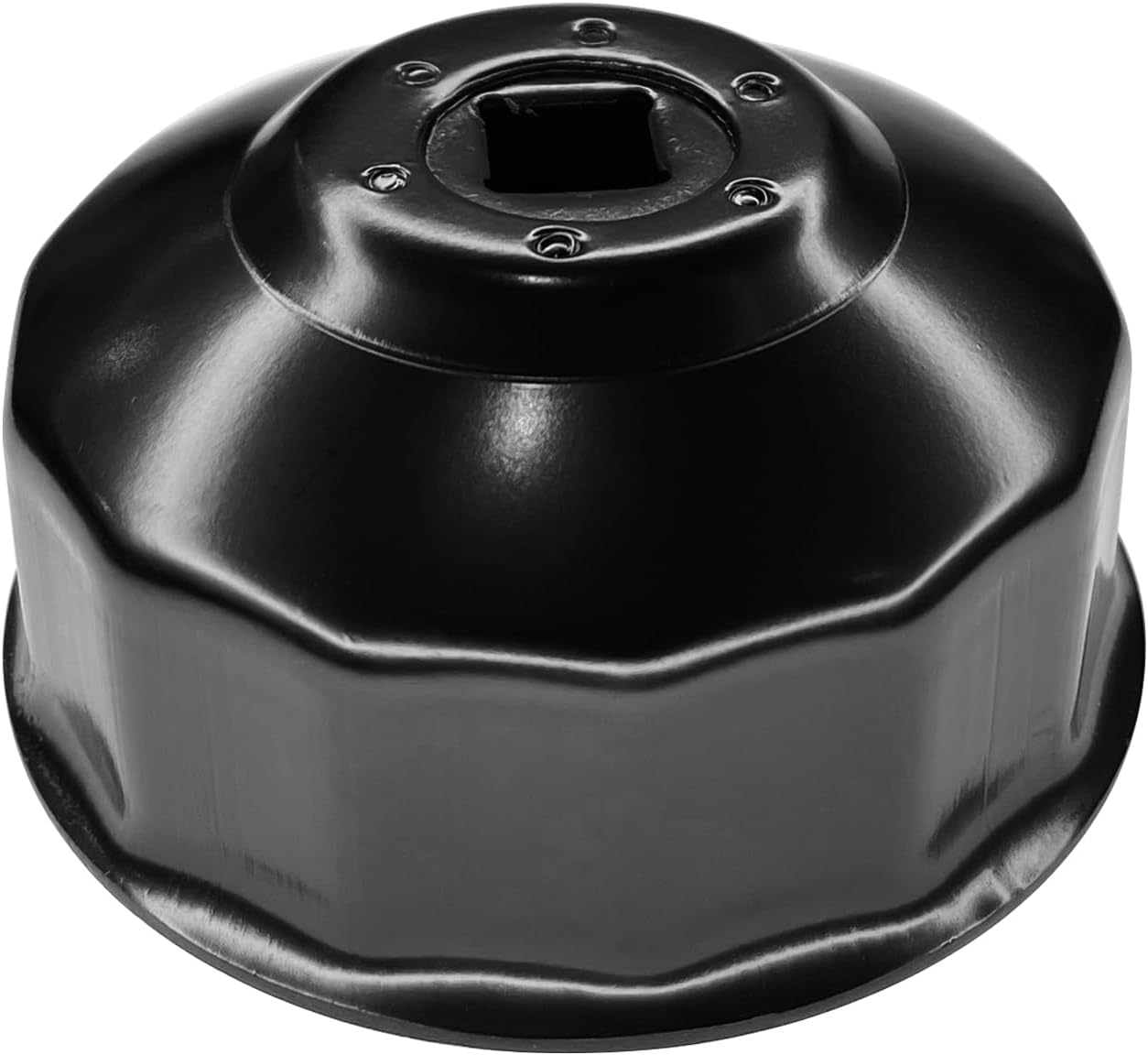 3084963 2520799 Oil Filter Wrench for Polaris, 65mm 14 Flutes Heavy Duty Wrench Socket Removal Tool for Ranger RZR Sportsman ACE 500 570 800 900 for 2.55'' Oil Filter(Black)
