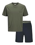 JACK & JONES Jaceverest SS Tee And Shorts Set W Mężczyźni Jaceverest Ss Tee And Shorts Set W (2 w zestawie)