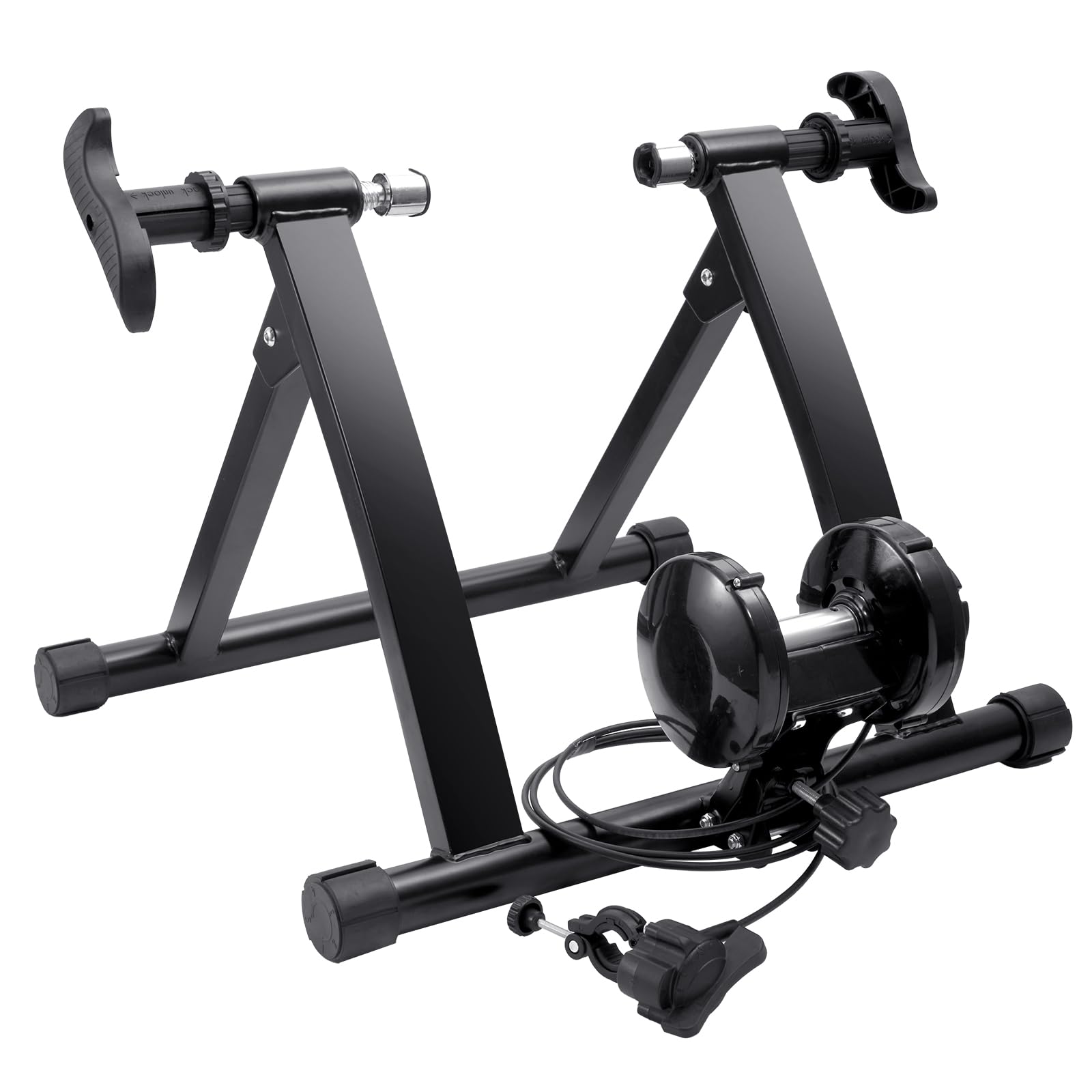 VEVOR Support d'Entraînement pour Vélo, Entraîneur de Vélo Magnétique Stationnaire pour Roues de 66-74 cm, 8 Réglages de Résistance, Moteur à Faible Bruit, Levier à Dégagement Rapide, pour Intérieur