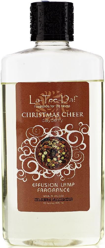 La-Tee-Da Effusion and Fragrance Lamp Oil Refills - 32 oz - Christmas Cheer