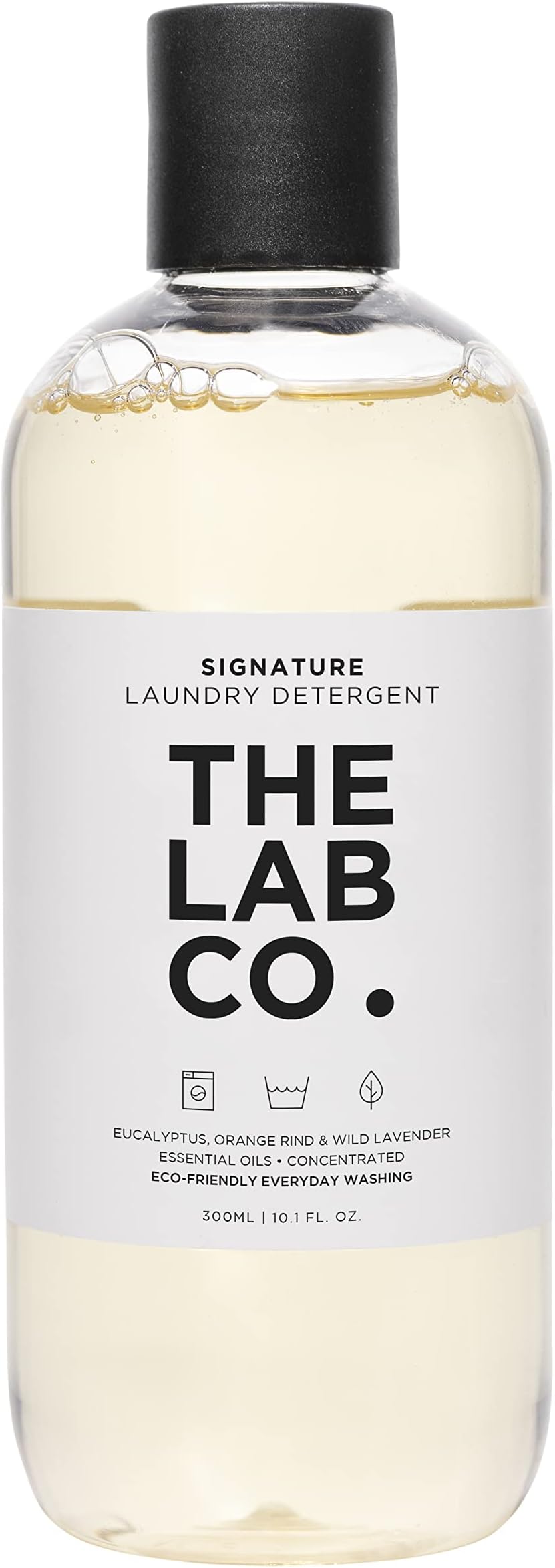 – Signature Laundry Detergent Wash. Fragranced with Orange and Lavender. 300ml for up to 20 washes. Non-Bio. For machine washing and hand-washing.