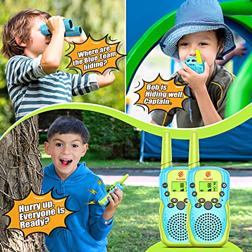 EUCOCO Walky Talky Kinder, Geschenk Junge 3 4 5 6 7 8 Jahre Spielzeug Mädchen 3-12 Jahre Walki Talki Spielzeug für Draußen Walkie-Talkie Kleine Geschenke für Kinder Spiele für Draußen Kinder - Image 4