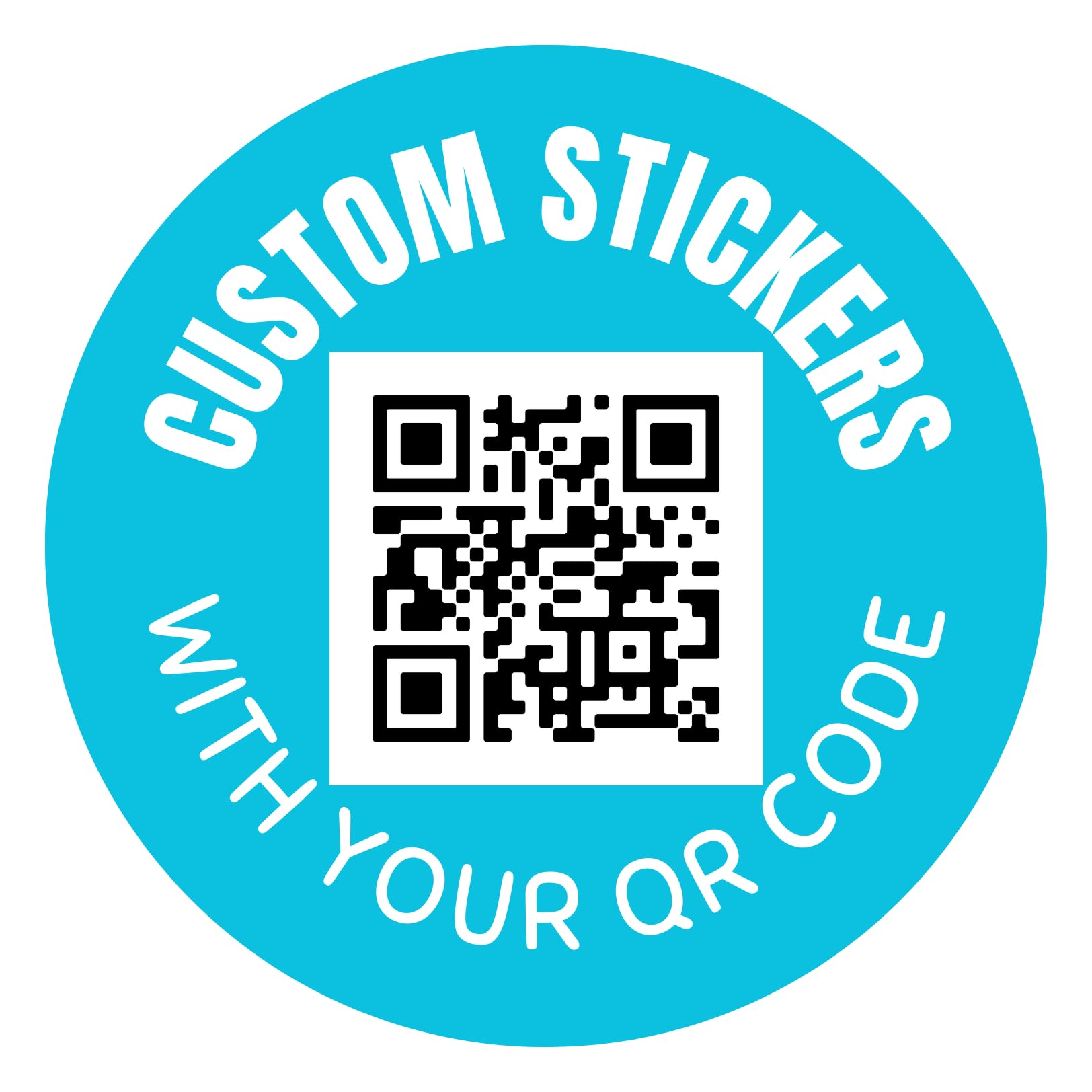 Amazon.com: Custom QR Code Stickers for Small Business, Waterproof