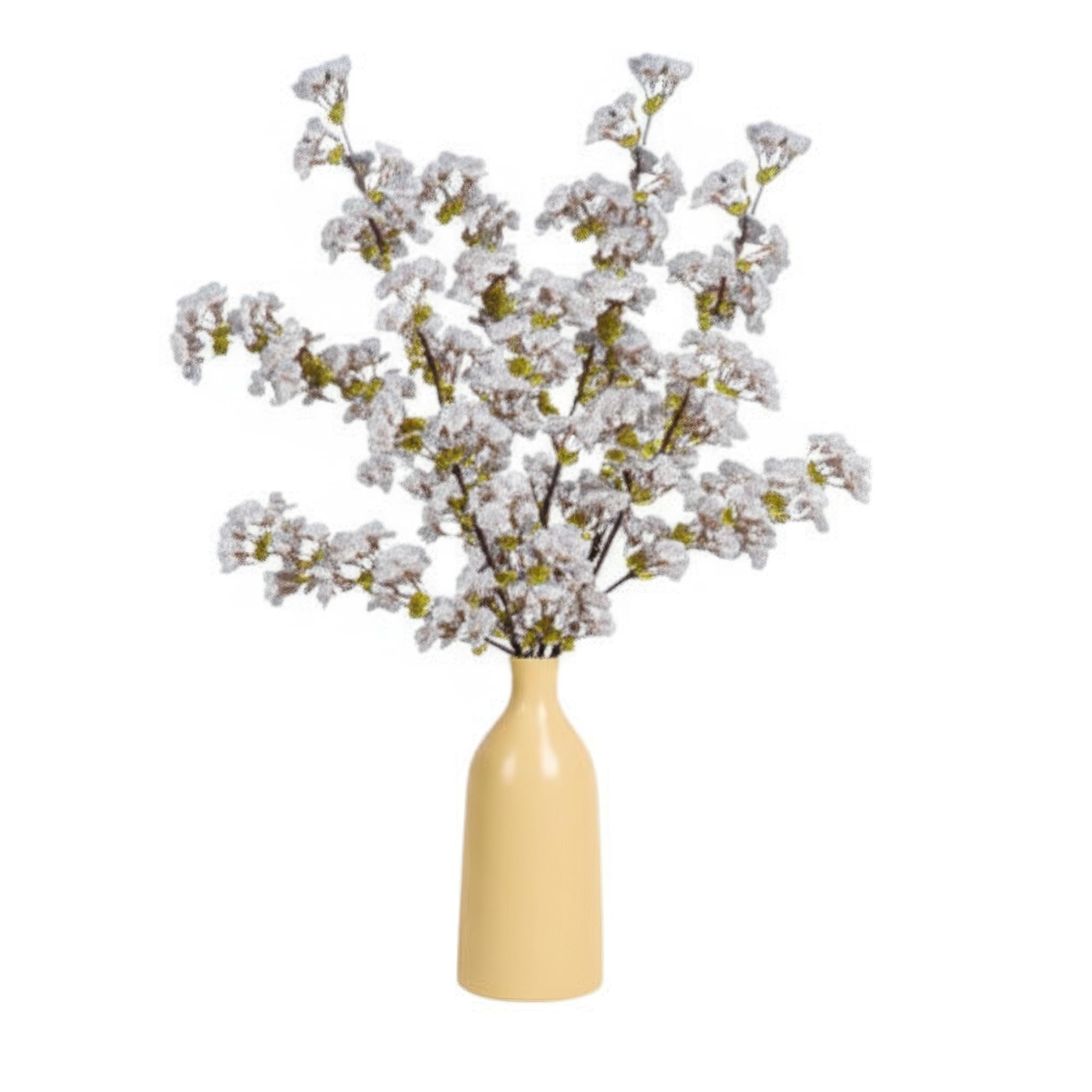 Cerisier artificiel en soie fleurs blanches pour centre de table de mariage