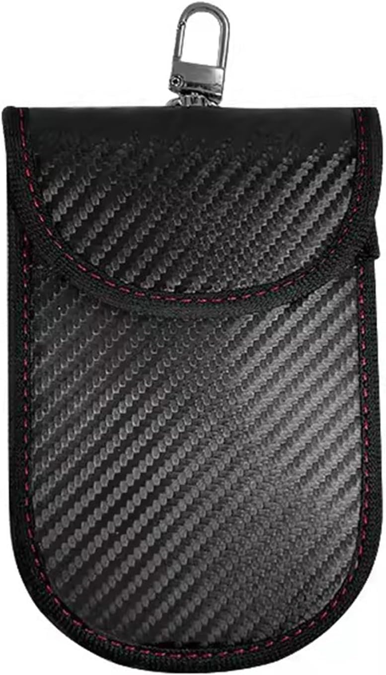 GHKryD Signal-blocking box, For Car Keys Premium Anti-Hacking Case Blocker Key Protector for Cars RFID Box Anti-Theft Signal Blocking(14.4x9.7cm)