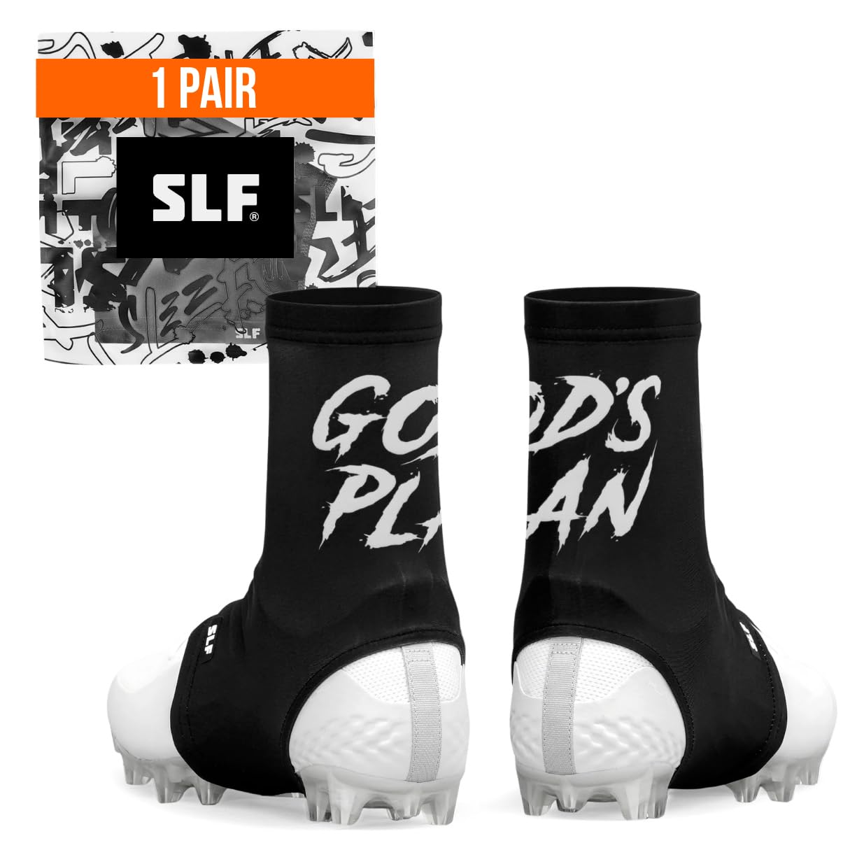 SLEEFS Football Spats/Cleat Covers for Secure Laces, Fits Any Cleats