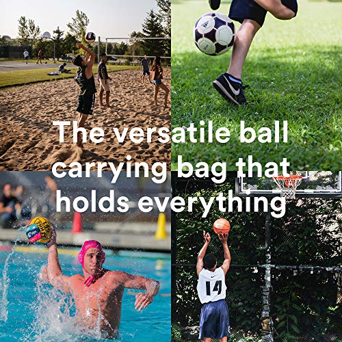 image for Fitdom Heavy Duty XL Basketball Mesh Equipment Ball Bag w/Adjustable S