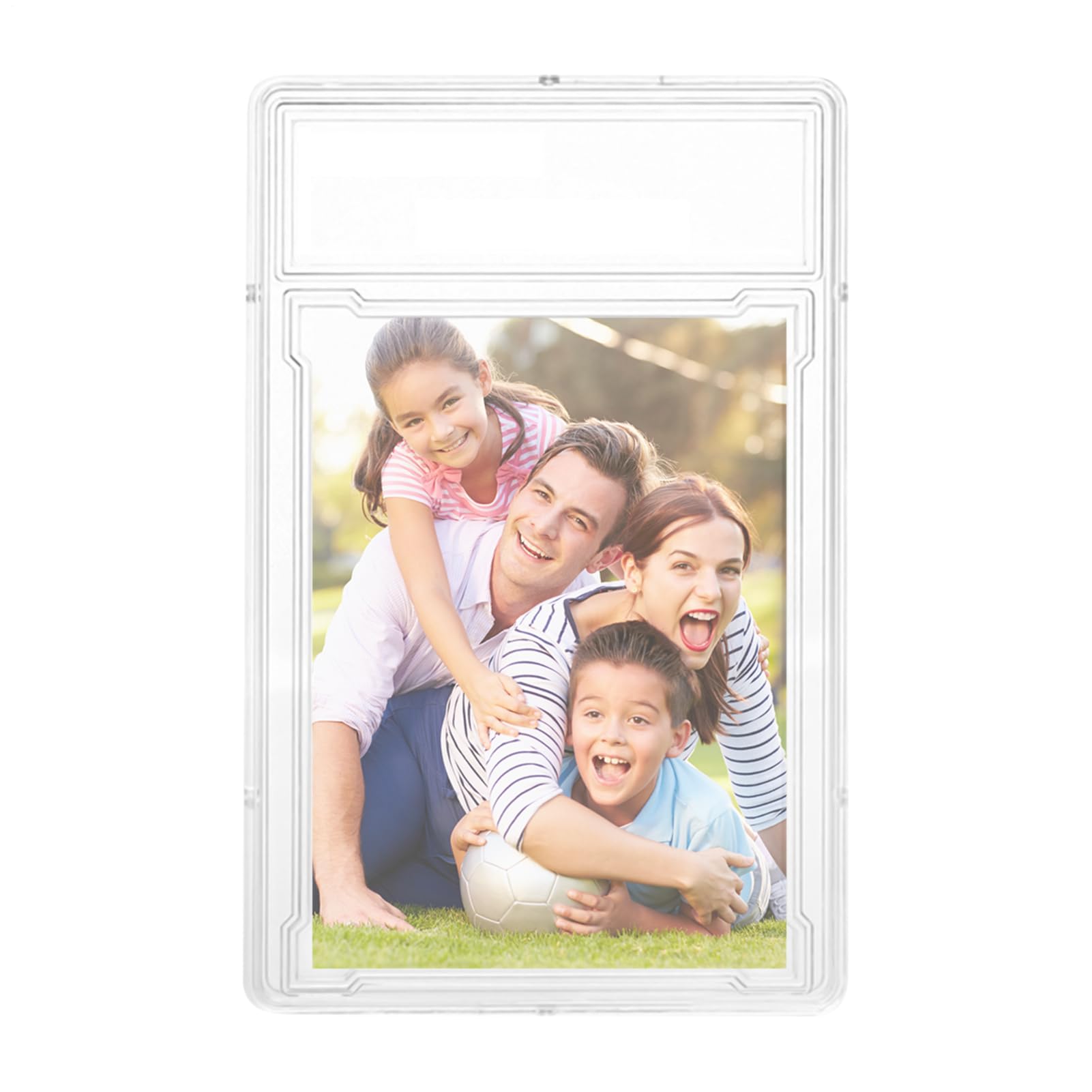 Slab Case - Card Holder | Clear Storage Case, Brick Organizer Sleeve for Display Collection, Protective Presentation Box for Graded Cards Children Adults, Multi-Pack, Stackable