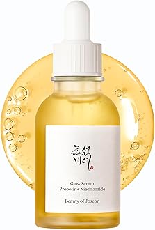 Beauty of Joseon Glow Serum Propolis and Niacinamide Hydrating Facial Soothing Moisturizer for Irritated Uneven Skin Tone, Korean Skin Care, 60ml, 2 Fl.Oz