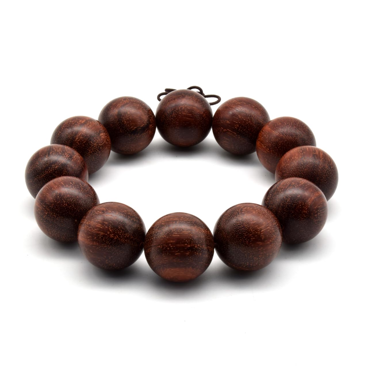 Bracciale Unisex in Legno di Sandalo Rosso Africano Naturale, Perline da Preghiera, Buddismo Tibetano, Meditazione, Collana Mala, Yoga.