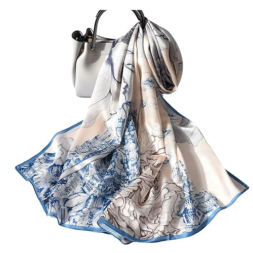 MEISEE 100% Mulberry Silk Long Scarf for Women Large Oblong