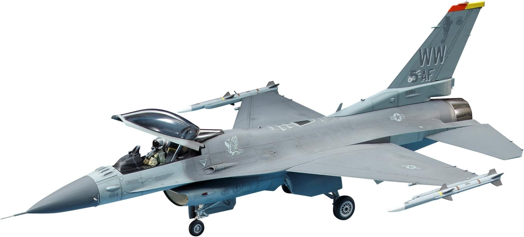 Tamiya TAM60786 300060786-1:72 US F-16CJ Fighting Falcon