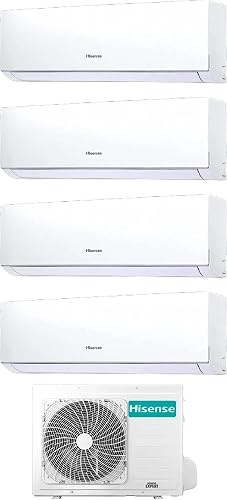 Climatiseur Quadri Split 9000 + 9000 + 1200 + 12000 Btu G…