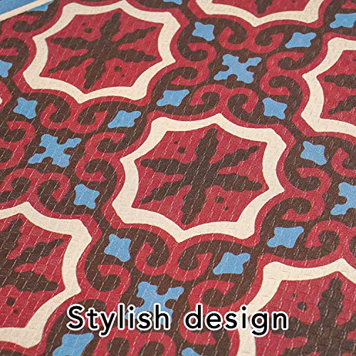 Farmhouse Kitchen Mats Cushioned Anti-Fatigue Comfort Mat for Home & Office Ergonomically Engineered Memory Foam Kitchen Rug Waterproof Non-Skid, 47\" by 18\"