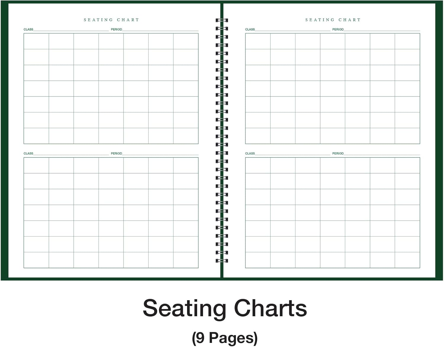Ward Combination 9-10 Week Class Record + 8 Period Lesson Plan Book : Teachers Grade Books : Office Products