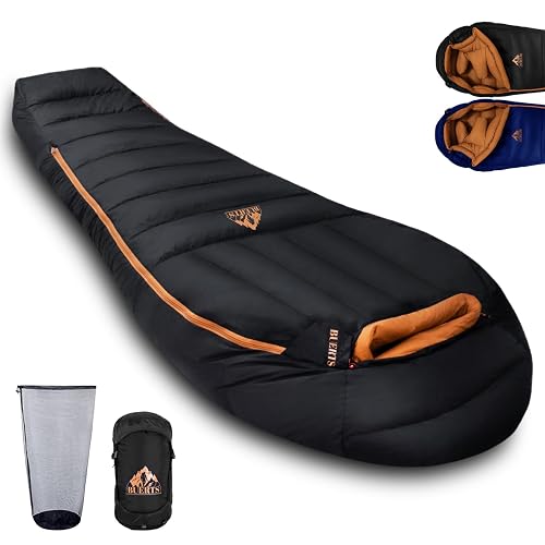 BUERTS Down Backpacking Sleeping Bag, 4-Season XL