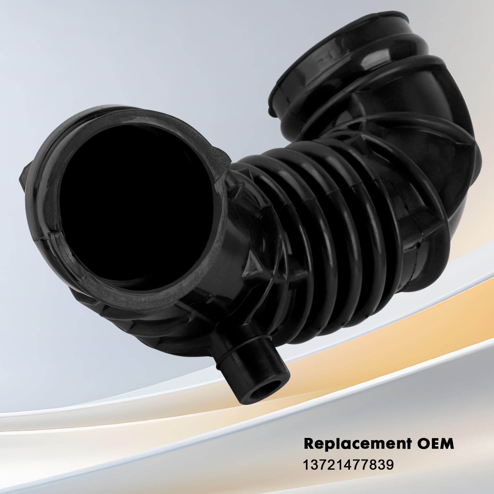 Tubo di aspirazione 13721477839 compatibile con Mini R50 2001-2008, Mini R52 Cabrio 2004-2007, alloggiamento filtro aria a corpo farfallato