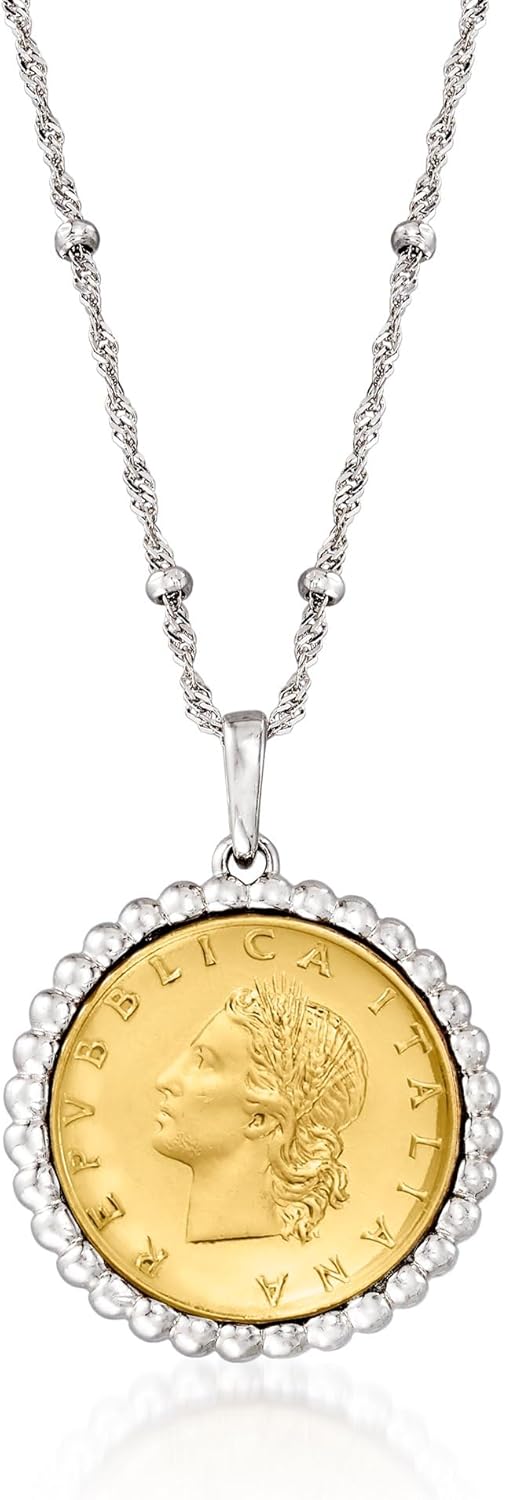 Gold Filled Chain Miabella Italy Gold Coin Miabella Italian 18K