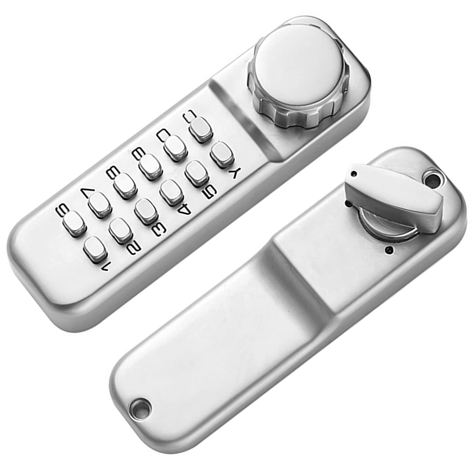 Sorandy Cerradura de Puerta Mecánica sin Llave para Entrada a Casa, Hotel, Oficina, Estudio, Juego de Cerradura de Puerta Digital Mecánica de Aleación de Zinc, Combinación de Contraseña de