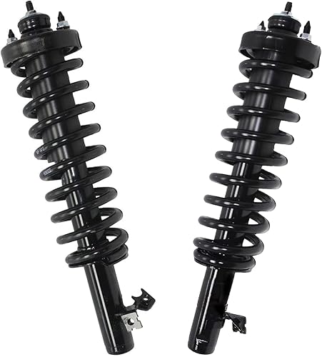 Miniatura 876 de Detroit Axle - Kit de suspensión delantera de 10 piezas para Chevy Aveo Aveo5 Pontiac G3 Wave 2 Ready Struts Assembly 2 Enlaces de barra