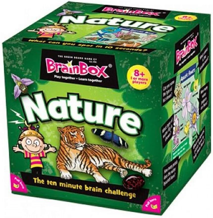BrainBox GRE90003 Nature Card Game | Ages 8+ | 1+ Players | 10 Minutes Playing Time, 2. Old Version