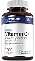 Vista 9 de Complejo de vitamina C de 1000 mg con L-lisina 500 mg, gluconato de zinc 12 mg, bioflavonoides 300 mg. Suplementos sin estearato de magnesio