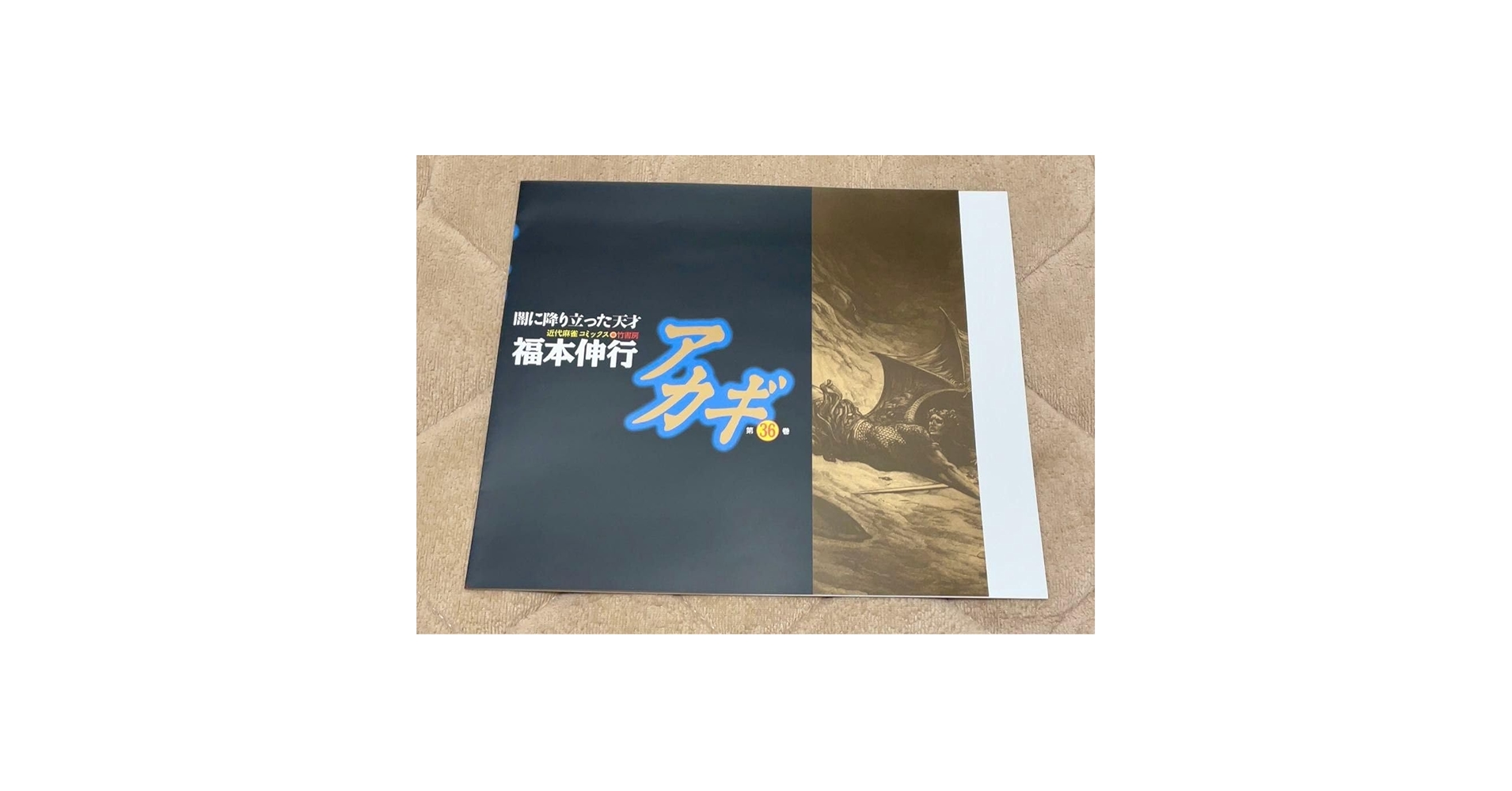 激レア!!当選品!!!入手困難!! アカギ 35巻 ブラックカバー 当選 竹書房