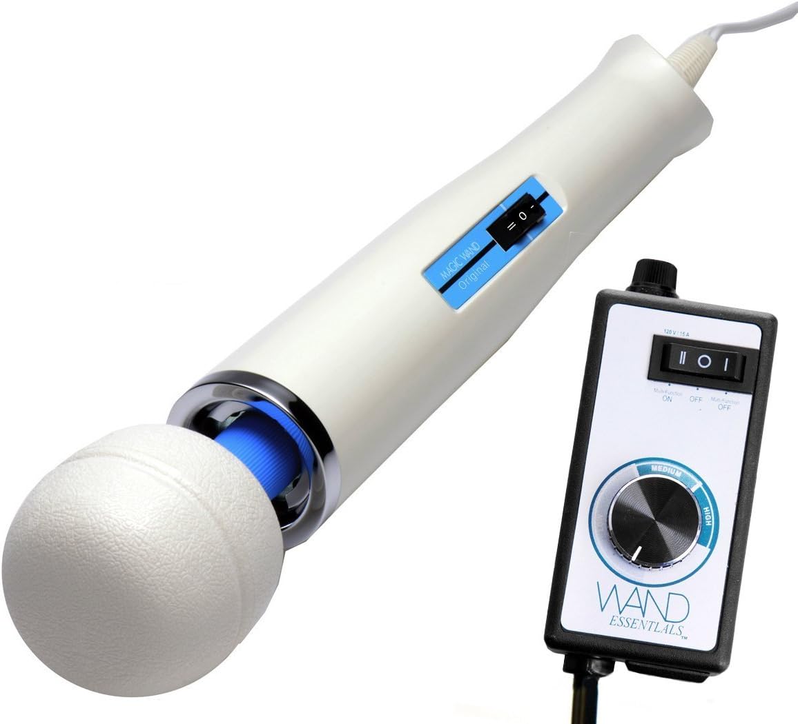 Authentic Magic Wand Massager Original HV-260 โ Plug-in 2-Speed with Flexible Neck & Ultra-Powerful Motor for Deep, Rumbling, Muscle Relaxing Vibrations. 6-Foot Cord, 1-Year Warranty