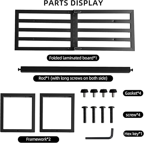 Miniatura 8 de Paquete de 2 soportes metálicos para plantas de interior, estante moderno de hierro de mediados de siglo, estante de exhibición de listones