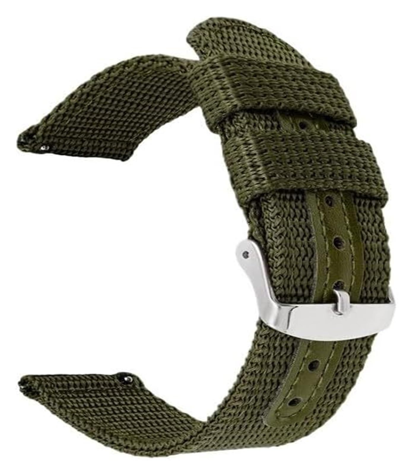Remplacement du bracelet de la montre intelligente Bracelet de montre en nylon 18/20/22/24 mm, en toile à dégagement rapide, bracelet de montre de sport universel