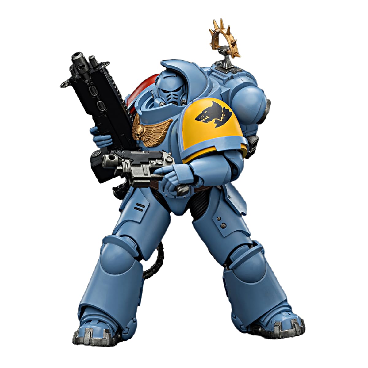 TOYVERSE JOYTOY Warhammer 40,000 Game Edition Space Wolves Heavy Intercessor with Heavy Bolt Rifle and Bolt Pistol 1/18 Scale Action Figure Character Model 15+