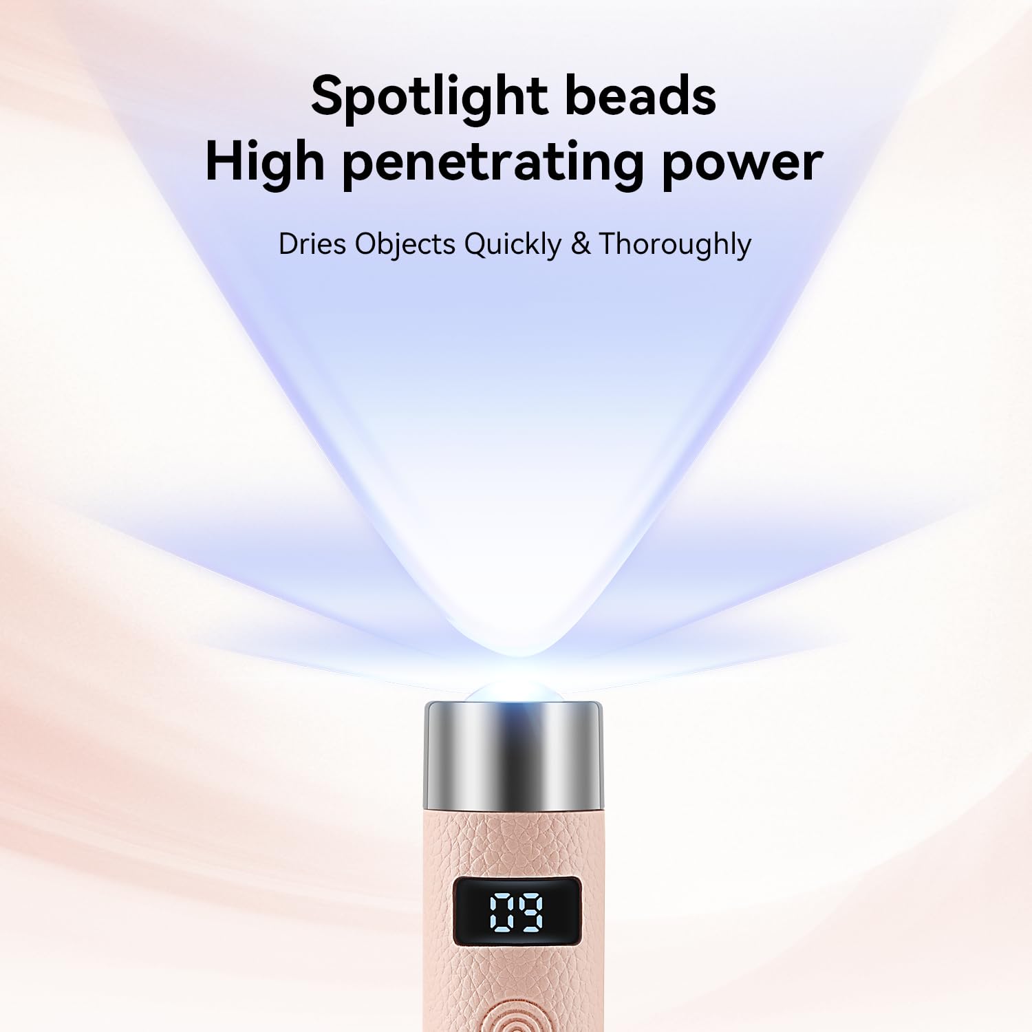 JODSONE Magnetic Bracket U V LED Nail Lamp Cordless Rechargeable Gel Polish Dryer Portable with Smart Sensor 2 Timers LCD Screen for Home DIY & Salon - Image 4