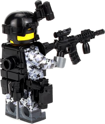 Miniatura 5 de Battle Brick Soldado coleccionable del equipo de respuesta urbana  Accesorios fabricados en los Estados Unidos  Minifig militar genuino  Camuflaje