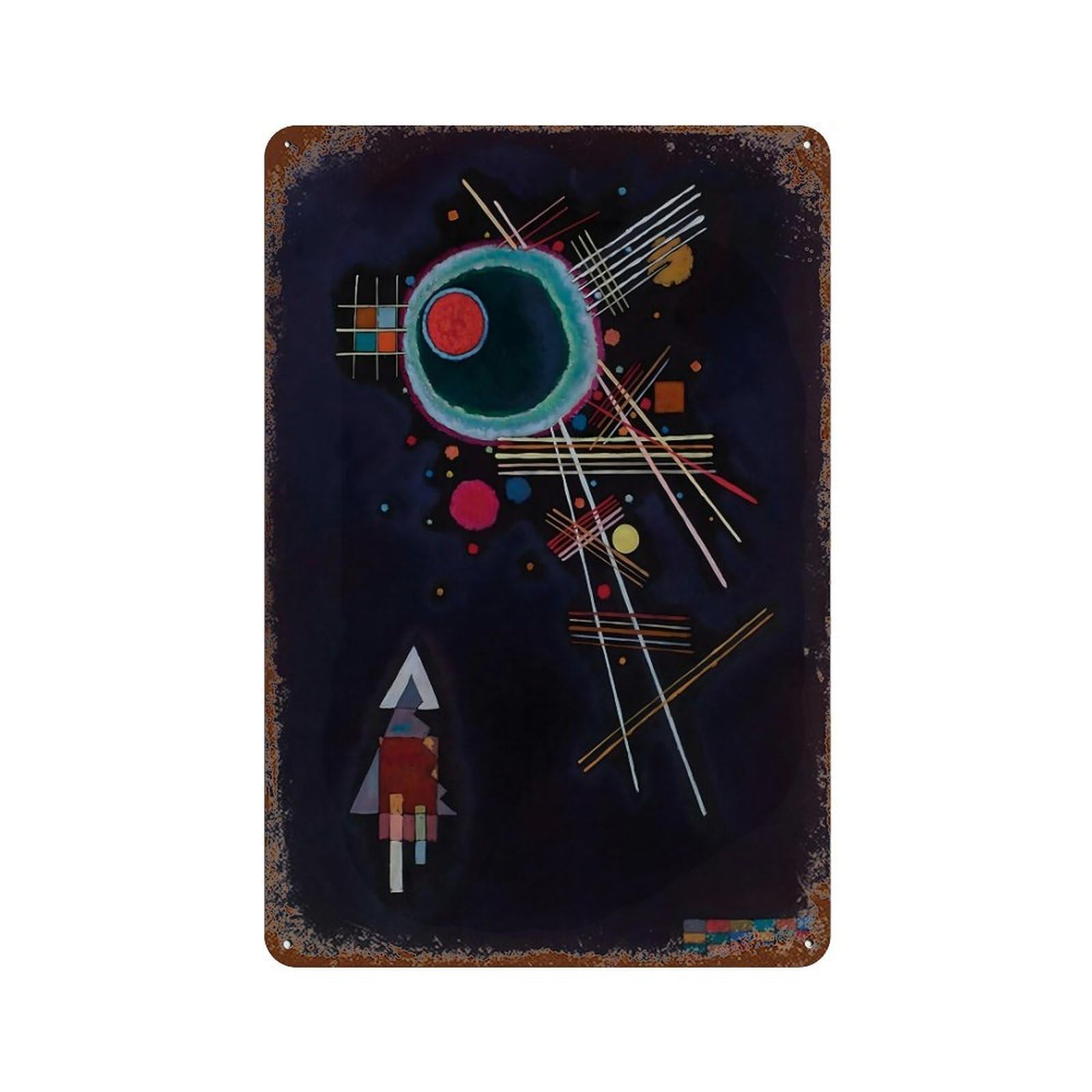 xiaoxiaoshen Wassily Kandinsky (2) Wall Decor Art Metal Tin Poster Modern Home Decor Art Home Bar Shop Decorations Vintage Sign 30x20cm