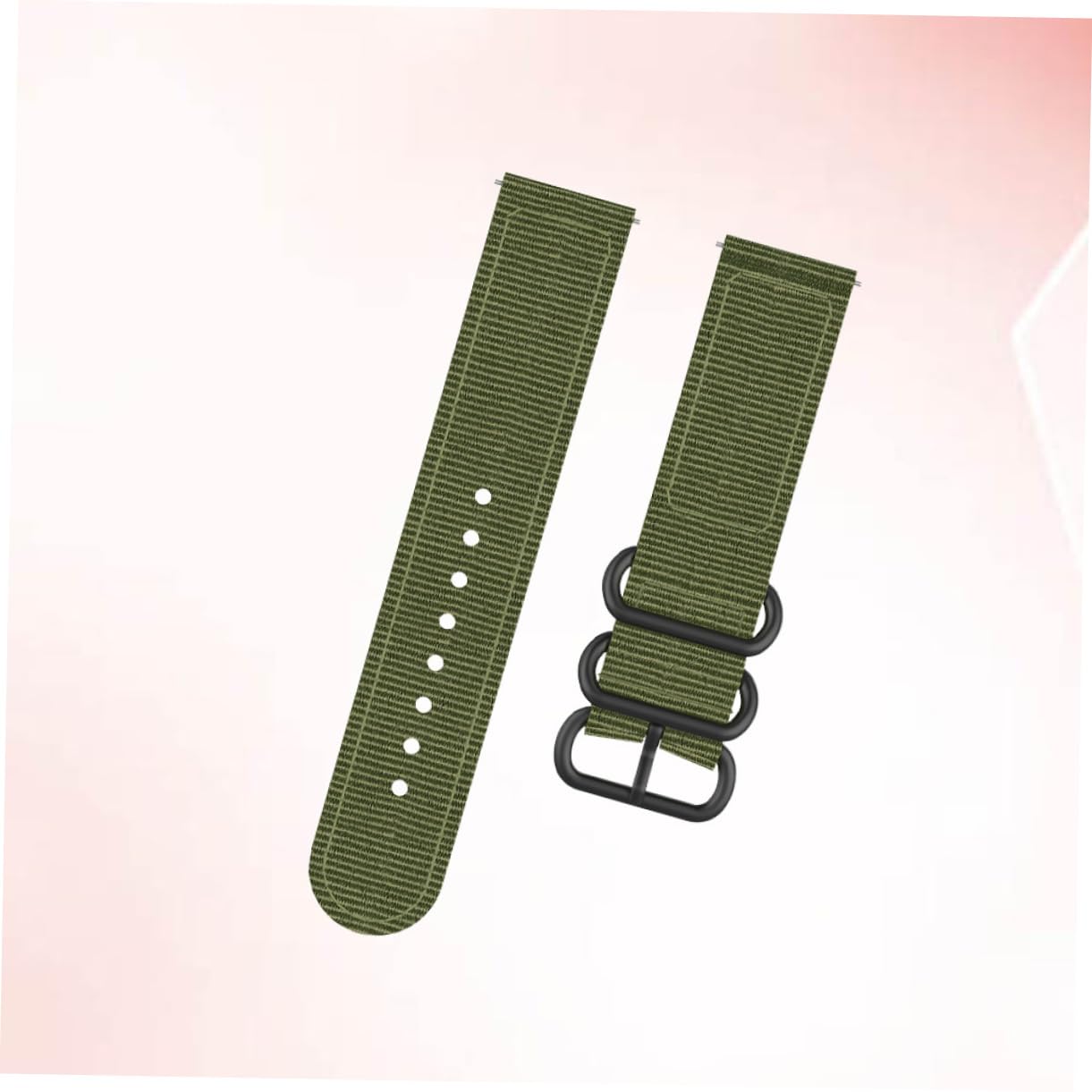 jojofuny 2St Hipster minimalistisches Uhrenarmband Nylon-Uhrenarmband Canvas- funky ersatzband ansehen aus Nylon drei Knöpfe Gurt Zubehör