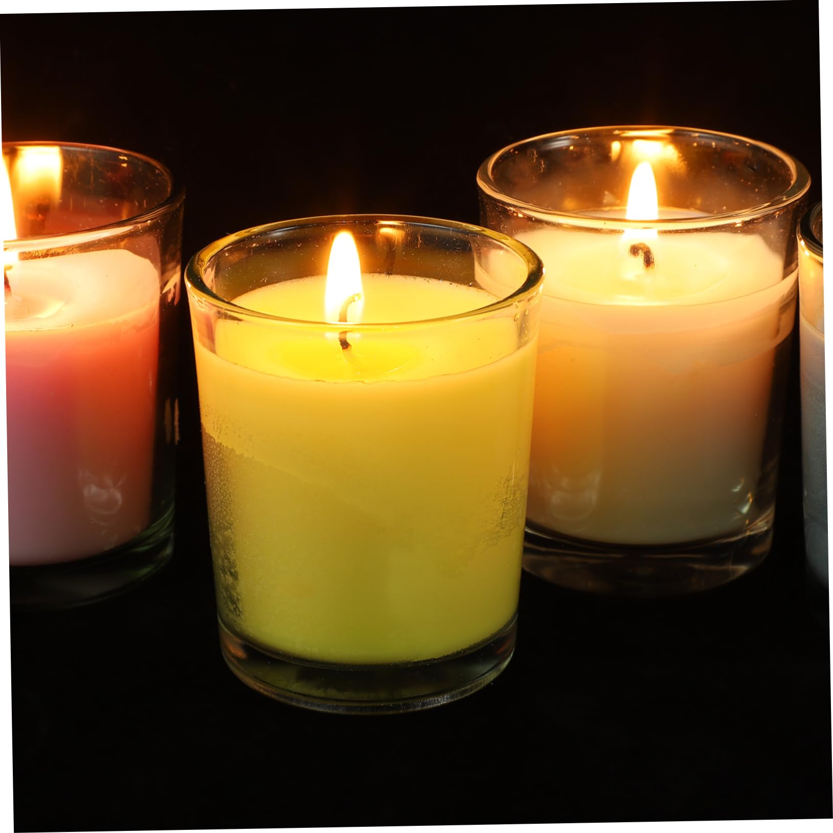 Levemolo 6pcs Soybean Wax Scented Candles Fragrance for Home Decoration Centerpiece for Yoga and Meditation Christmas Tabletop Ornament