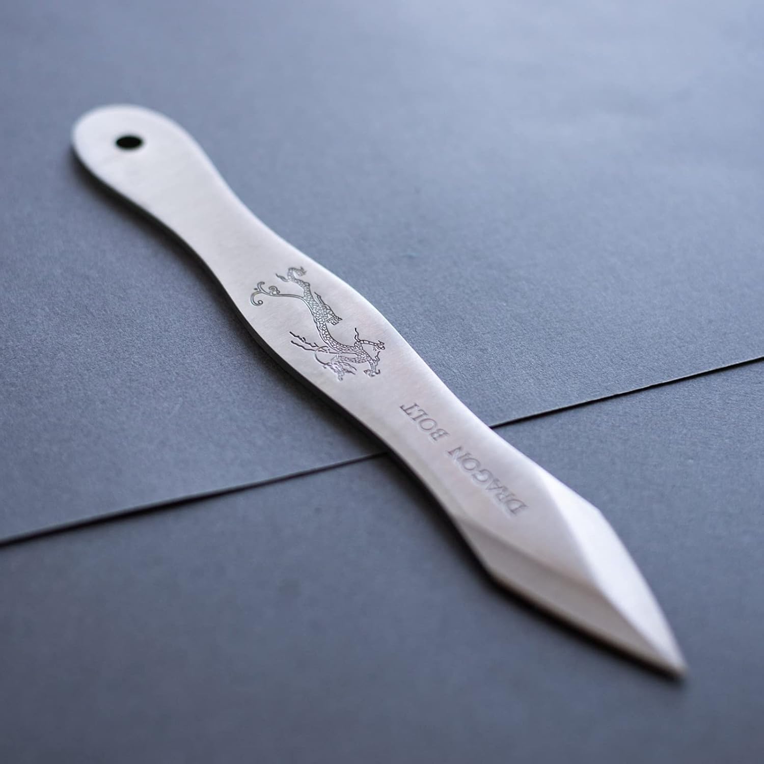ASR Tactical 9 inch Silver Fantasy Dragon 6pc Throwing Knives Set
