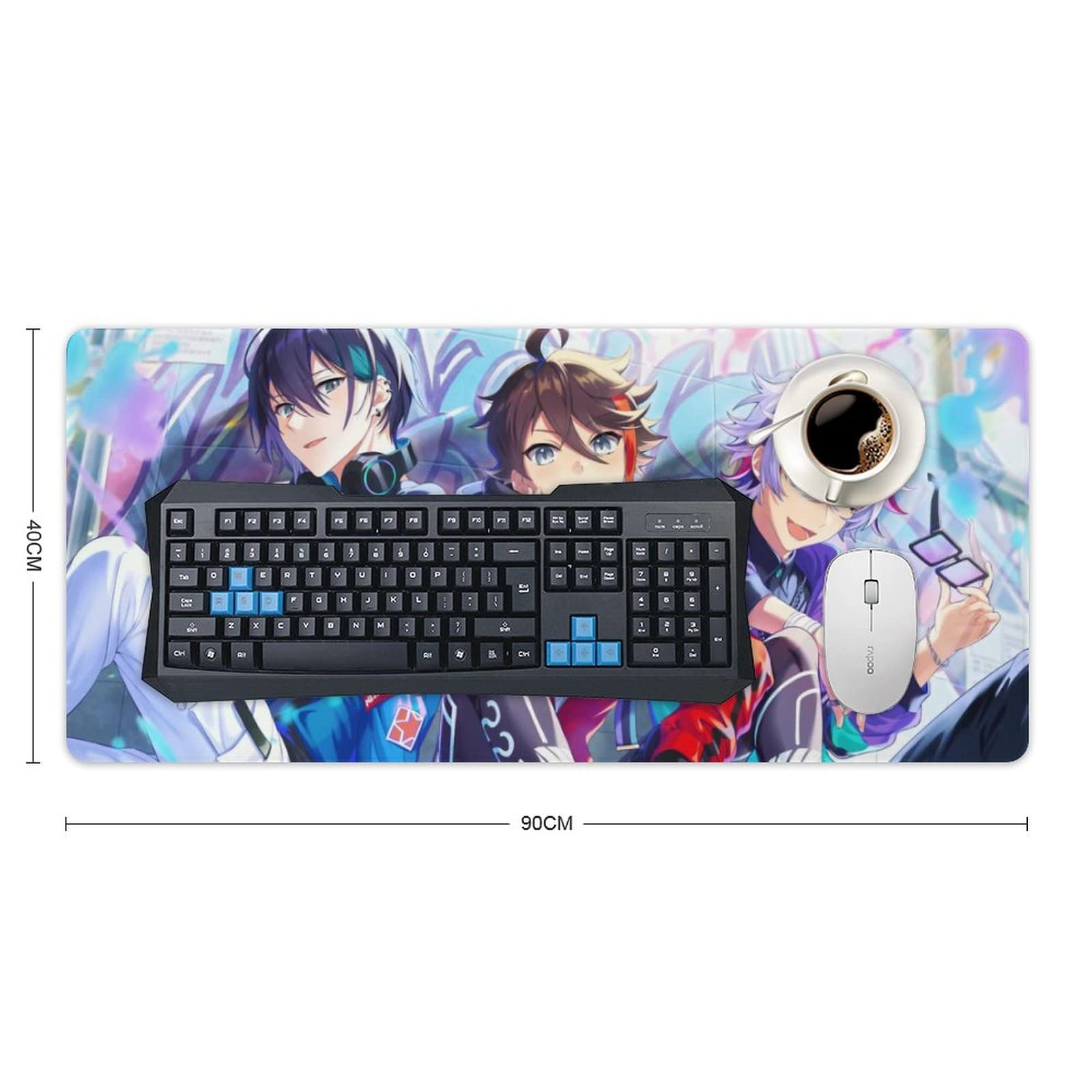 にじさんじ　不破湊　ゲーミングマウスパッド Amazon.co.jp: ゲーミングマウスパッド 大型 不破湊 三枝明那 黛灰