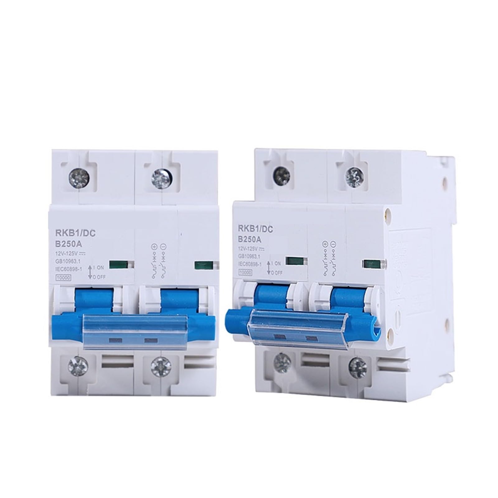 Disyuntor de CC Disyuntor de CC 2P 80A 100A 125A 150A 200A 250A 12V 24V 48V 60V 72 96V célula Solar RV yate Scooter Interruptor de protección de batería(200A)