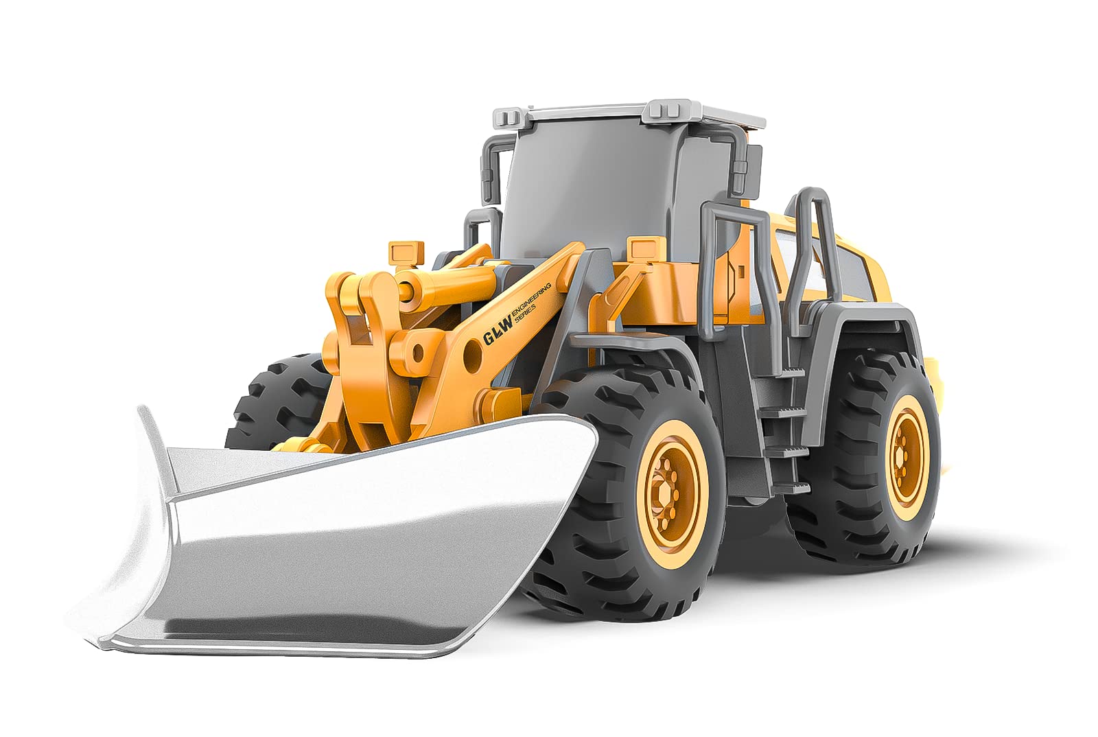 Alloy Engineering Vehicle, Excavator, Bulldozer, Crane, Road Roller, Snow Plow, Forklift with Heavy Rubber Tires, Construction Site Toys for Ages 3 and Up Toddlers Kids (Snow Plow)