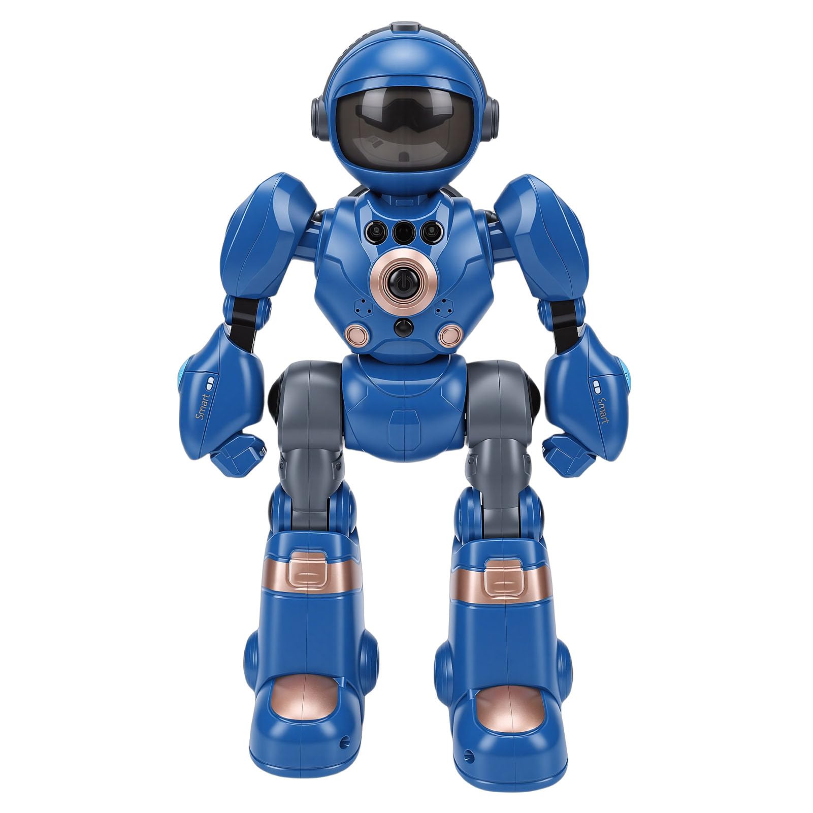 VGEBY Robot Toy Programable, Control Remoto con Sensor de Gestos, Grabación, Baile, Deslizamiento, Carga USB, 50 Comandos de Acción, para Niños Niñas 3-12