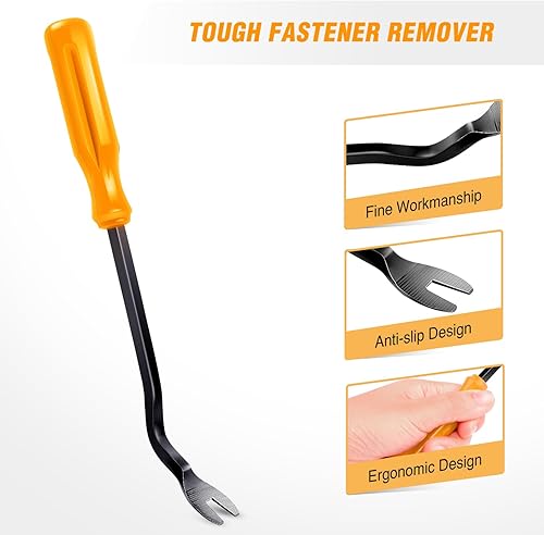 Miniatura 96 de GOOACC Kit de 5 piezas de herramientas para remover los clips de molduras de puertas y tablero de audio del automóvil sin rayar Azul