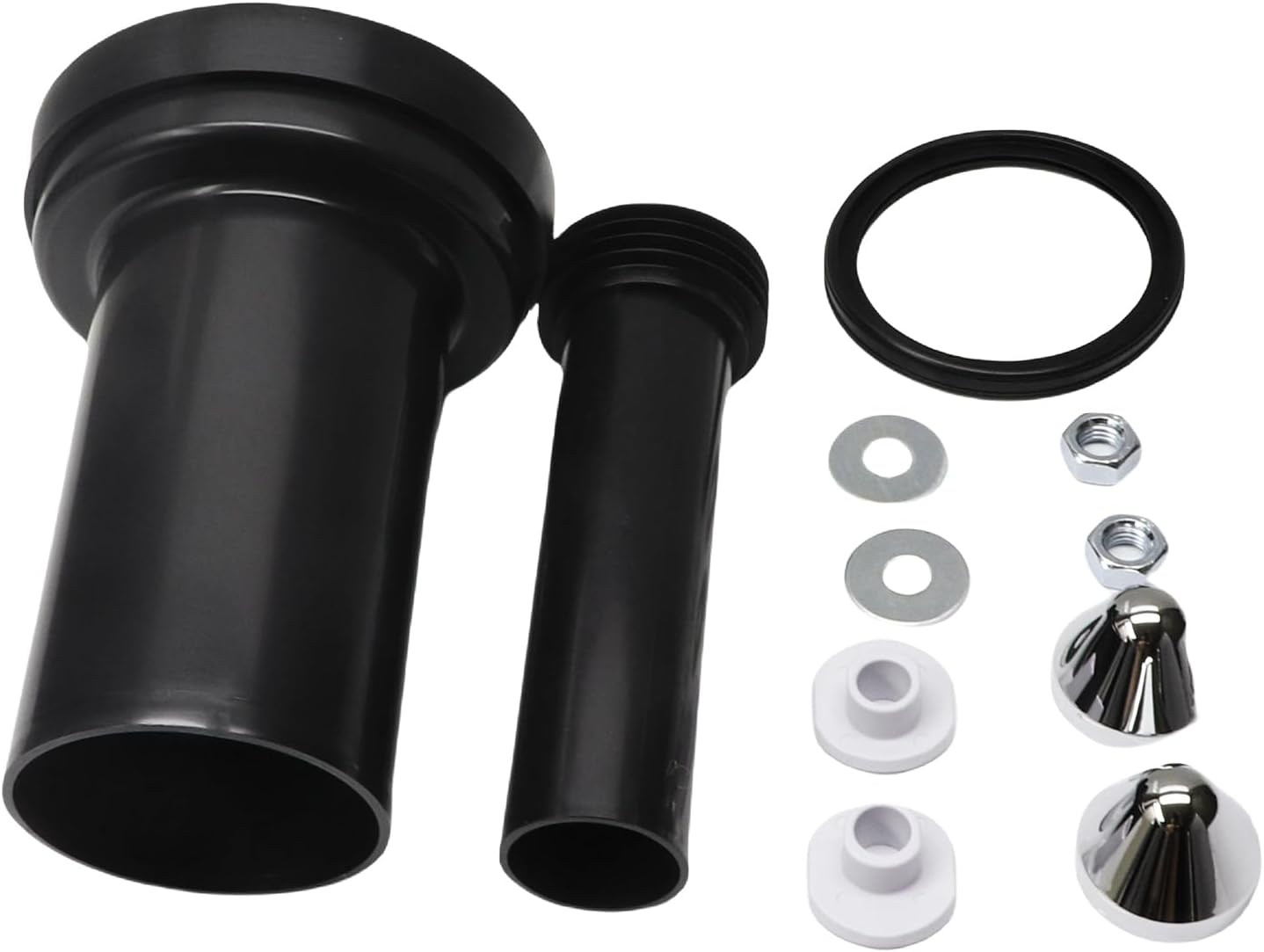 Wall Hung Toilet Connector Set for Geberit 152.404.46.1 Hidden Tank, Wall Hung Toilet Gasket & Toilet Parts, Black Plastic