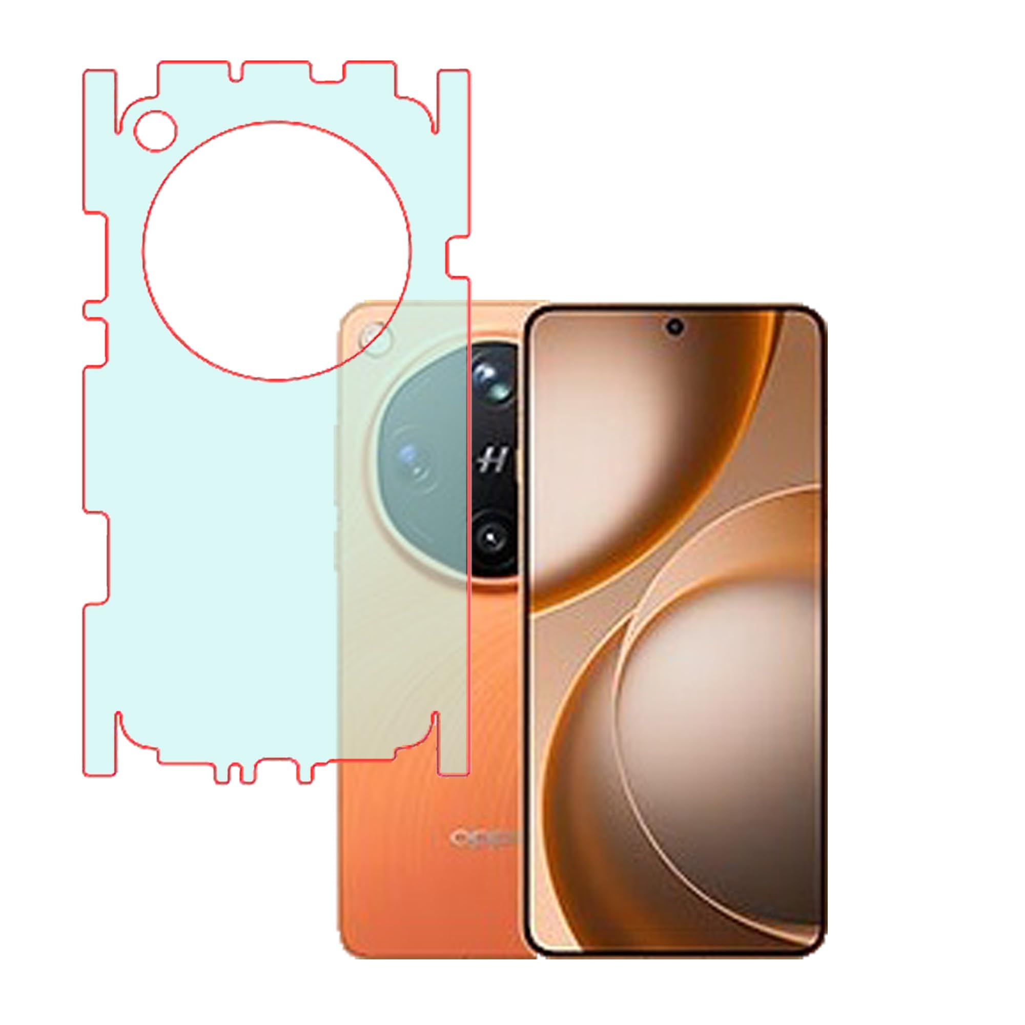 Matt Unbreakable Scratch Gaurd Hydrogel Membrane for OPPO Find X9 Ultra With Edge to Edge Coverage and Easy Installation (Back Matte With Sides)-picture-28