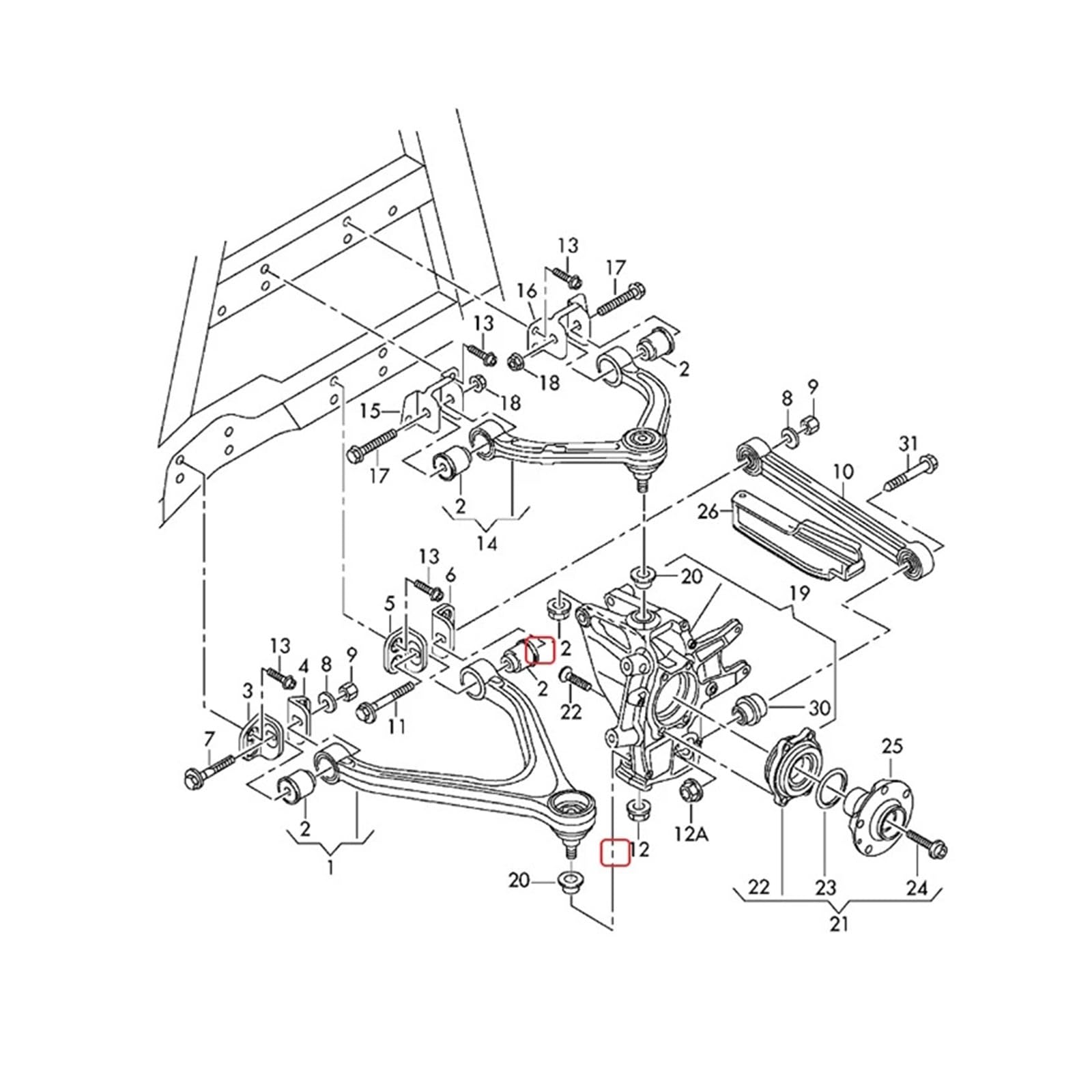 Tuerca Autoblocante Tuerca autoblocante para Tornillos | Collarín Hexagonal M14X1.5(4 pcs)
