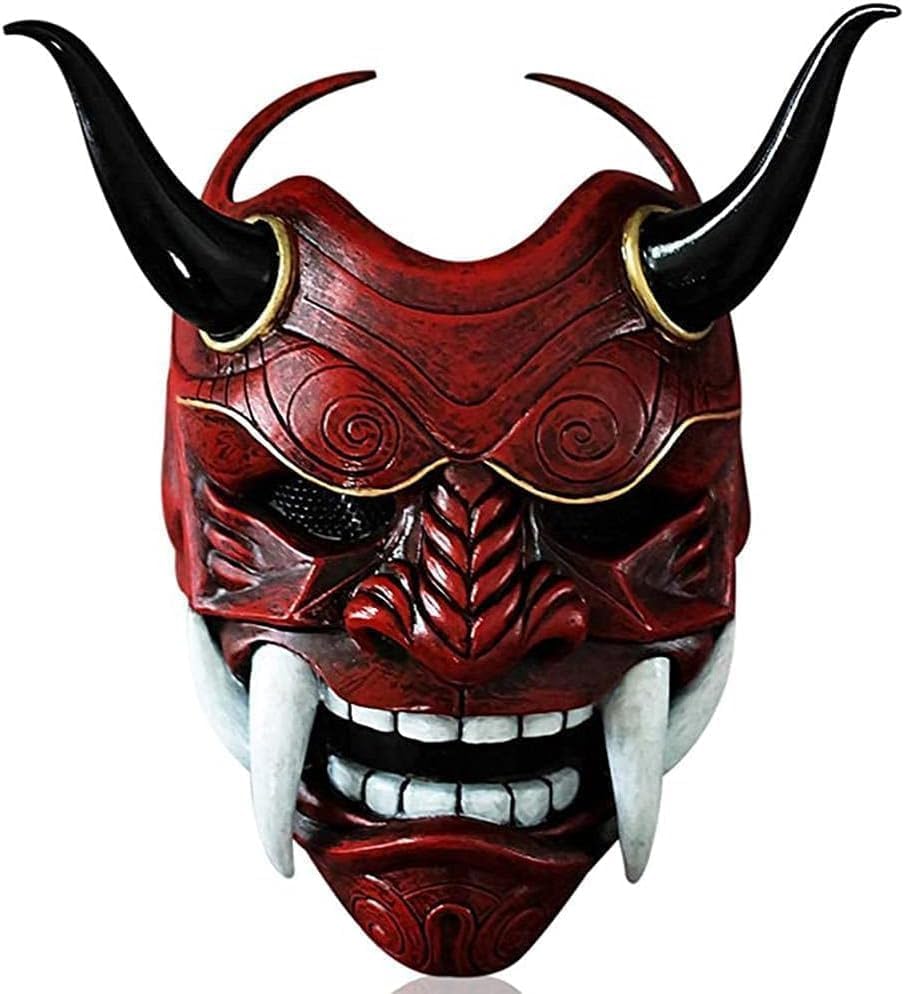 Amazon.co.jp: 日本の悪魔 歌舞伎 般若 マスク 飾り コスプレ