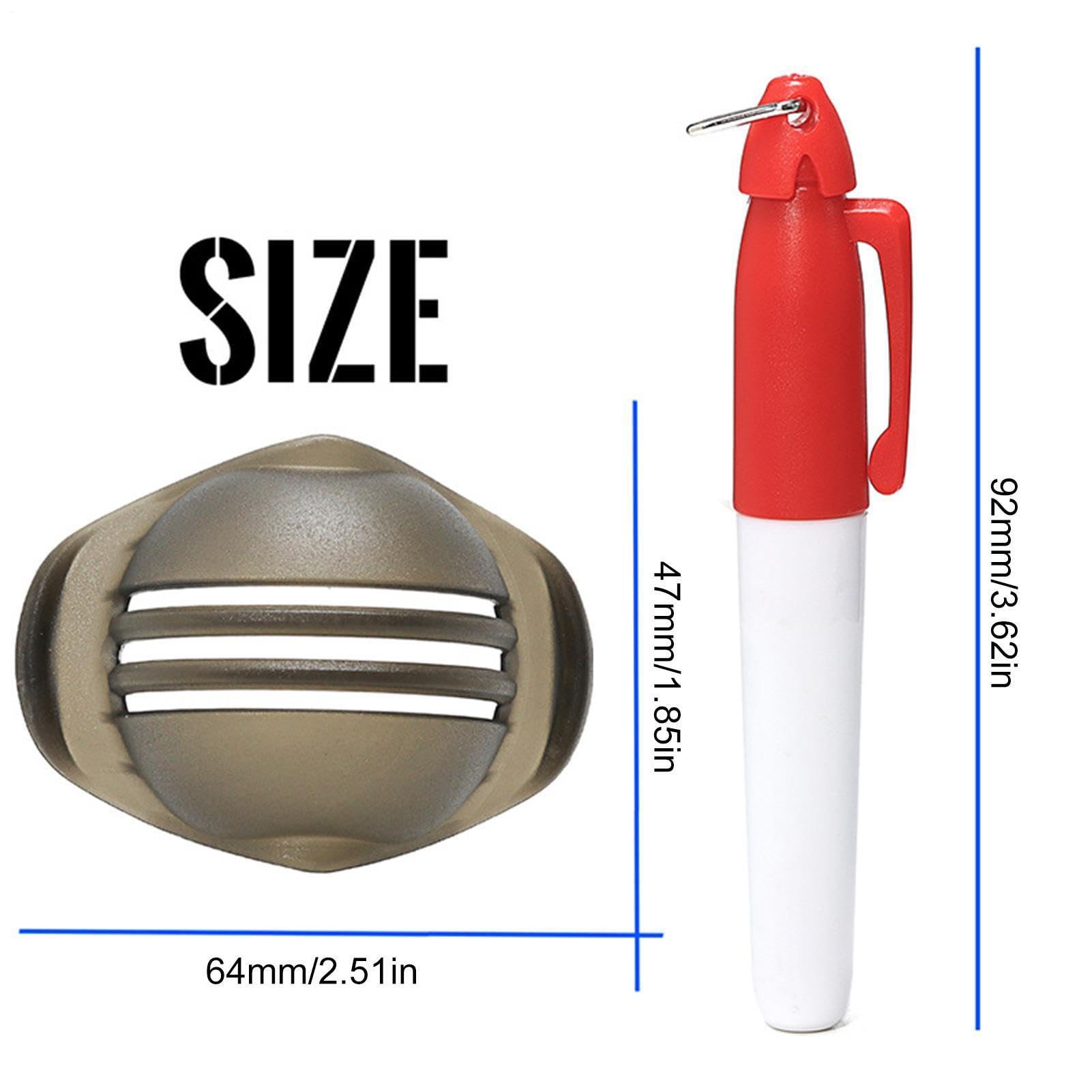 Genérico Golf Ball Alignment Marking Tool Template Stencil
