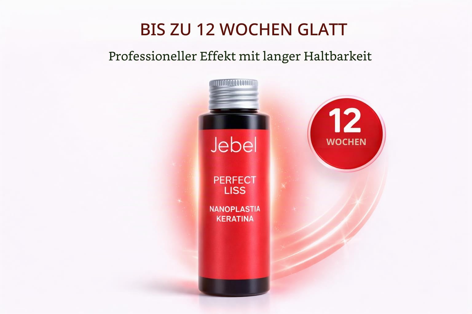 JEBEL Perfect Liss Nanoplastia – Brasilianisches Glättungsset – 12 Wochen glatt – Pflege-Set – Intensiv, Schutz und Reparatur mit Keratin – ohne Formaldehyd